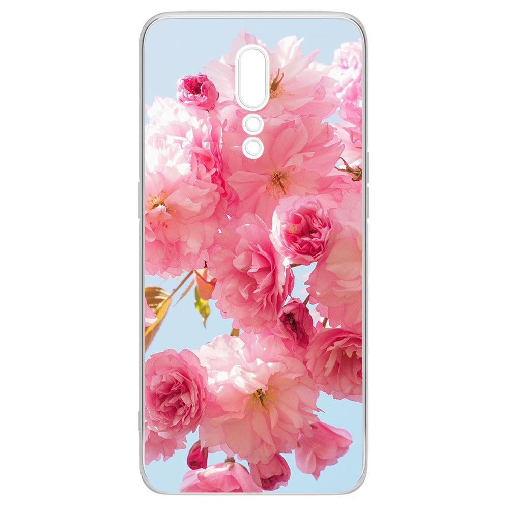 

Чехол-накладка Krutoff Clear Case Сакура для Oppo Reno Z