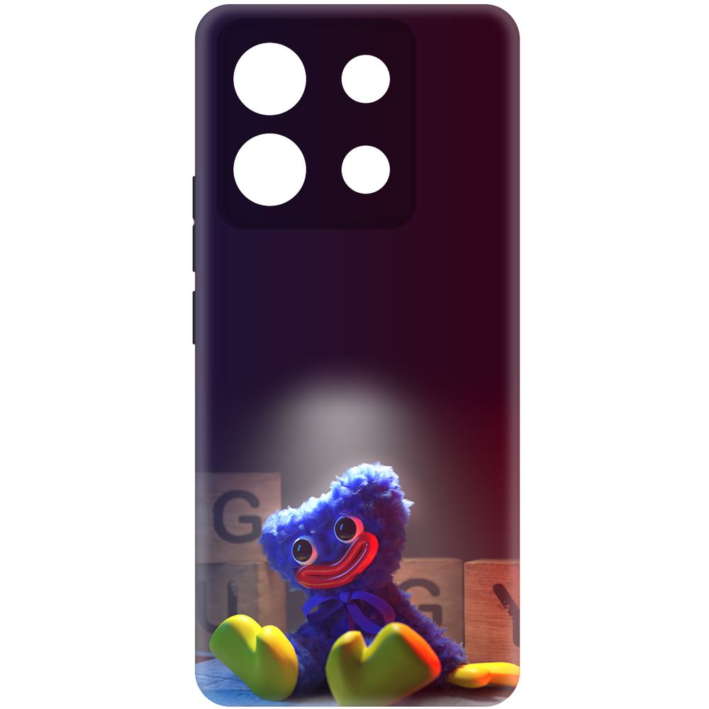 

Чехол-накладка Krutoff Soft Case Хаги Ваги игрушка для Poco X6 черный