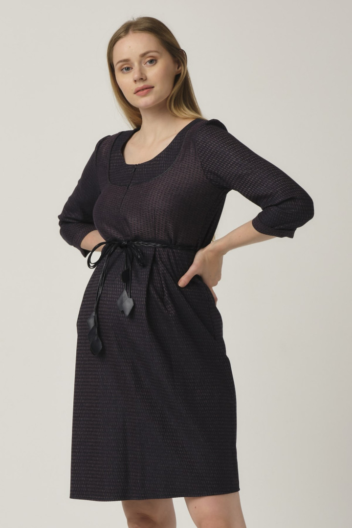 

Платье для беременных Busa Giyim 2128 фиолетовое 44 RU (товары доставляются из-за рубежа), 2128