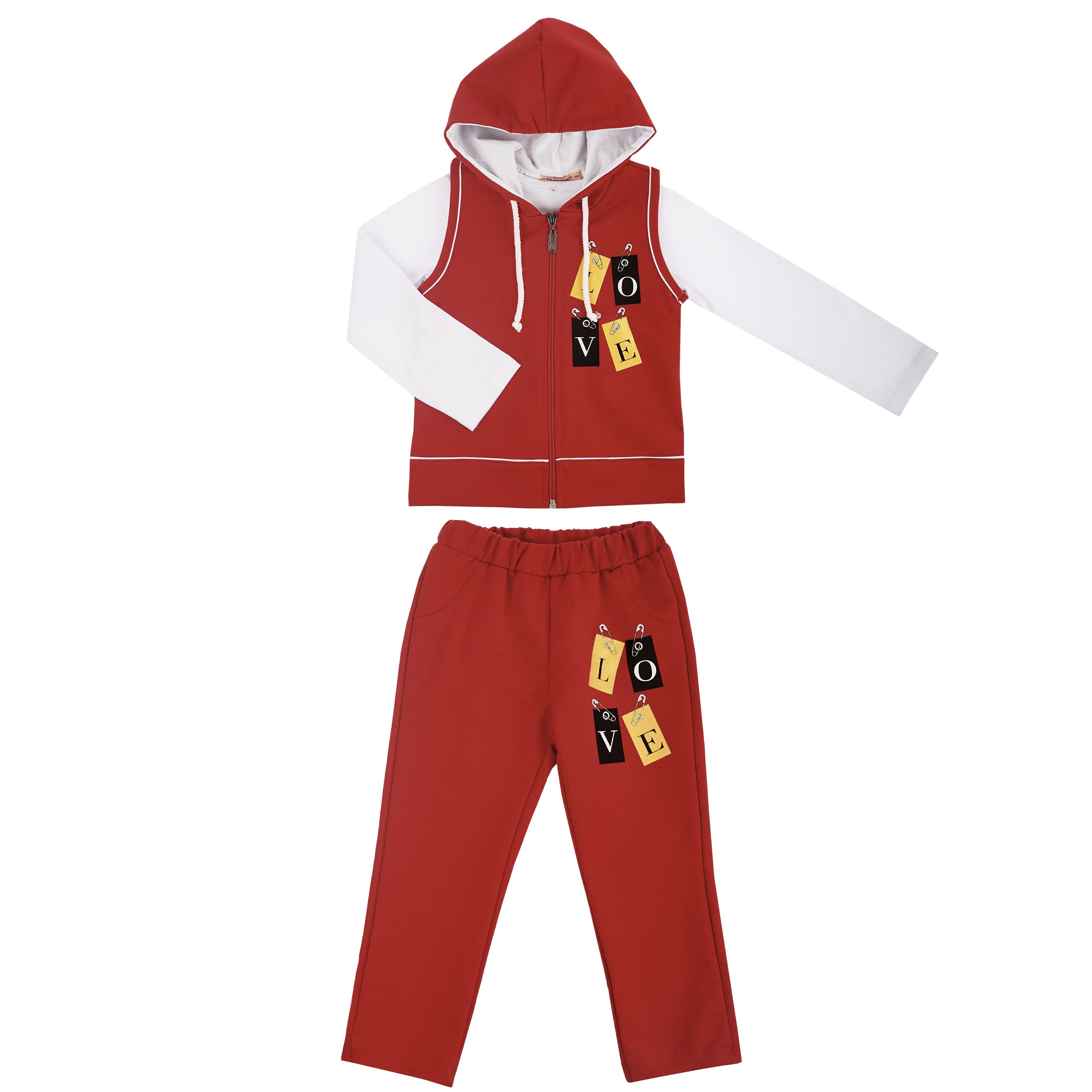 

Костюм детский Bonito kids BK1281K цв. красный р. 122, BK1281K