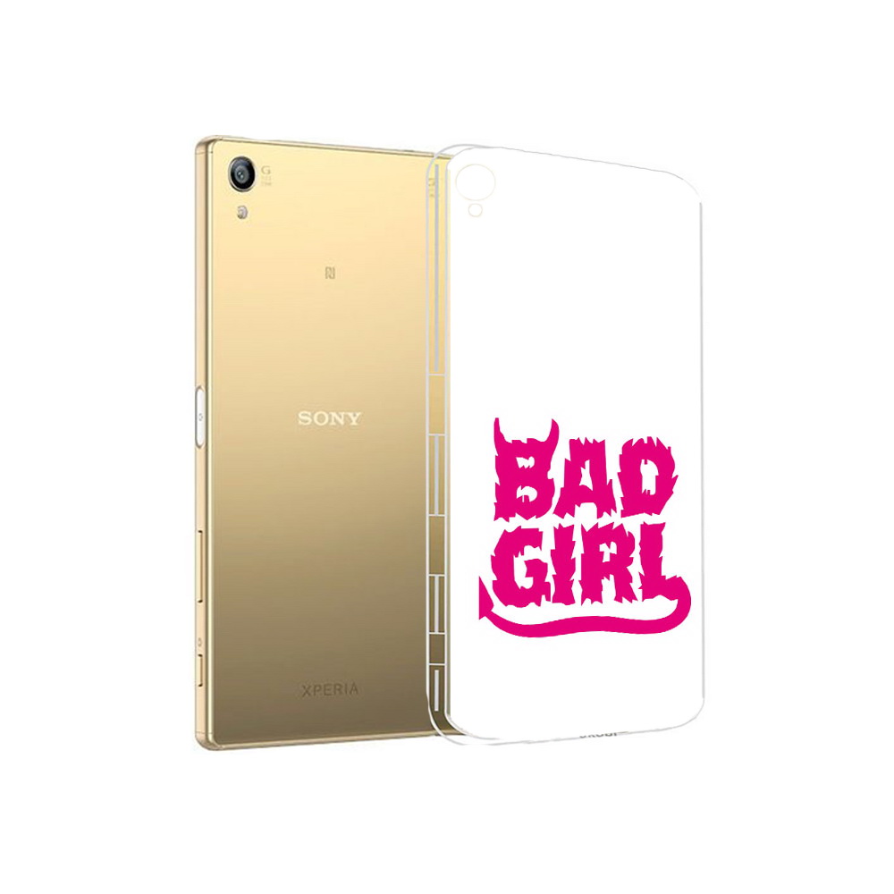 

Чехол MyPads Tocco для Sony Xperia Z5 Premium плохая девочка (PT23243.222.545), Прозрачный, Tocco