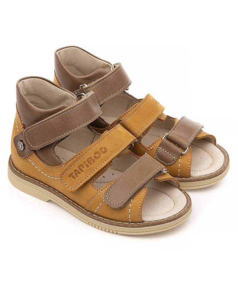 

Сандалии Tapiboo FT-26028.20-OL46O.01 цв.жёлтый/беж р.26, Желтый, 26028.20