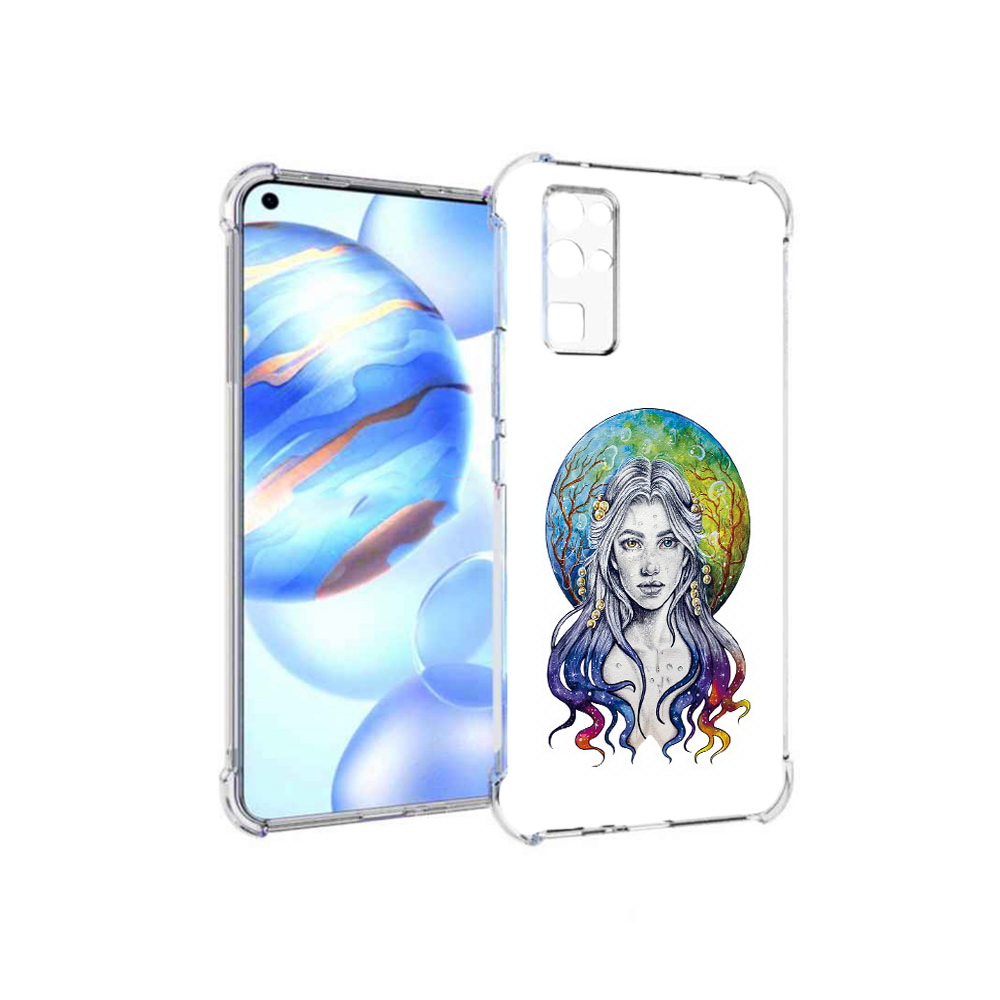 

Чехол MyPads Tocco для Honor 30 девушка с красивыми волосами (PT147988.19.313), Прозрачный, Tocco