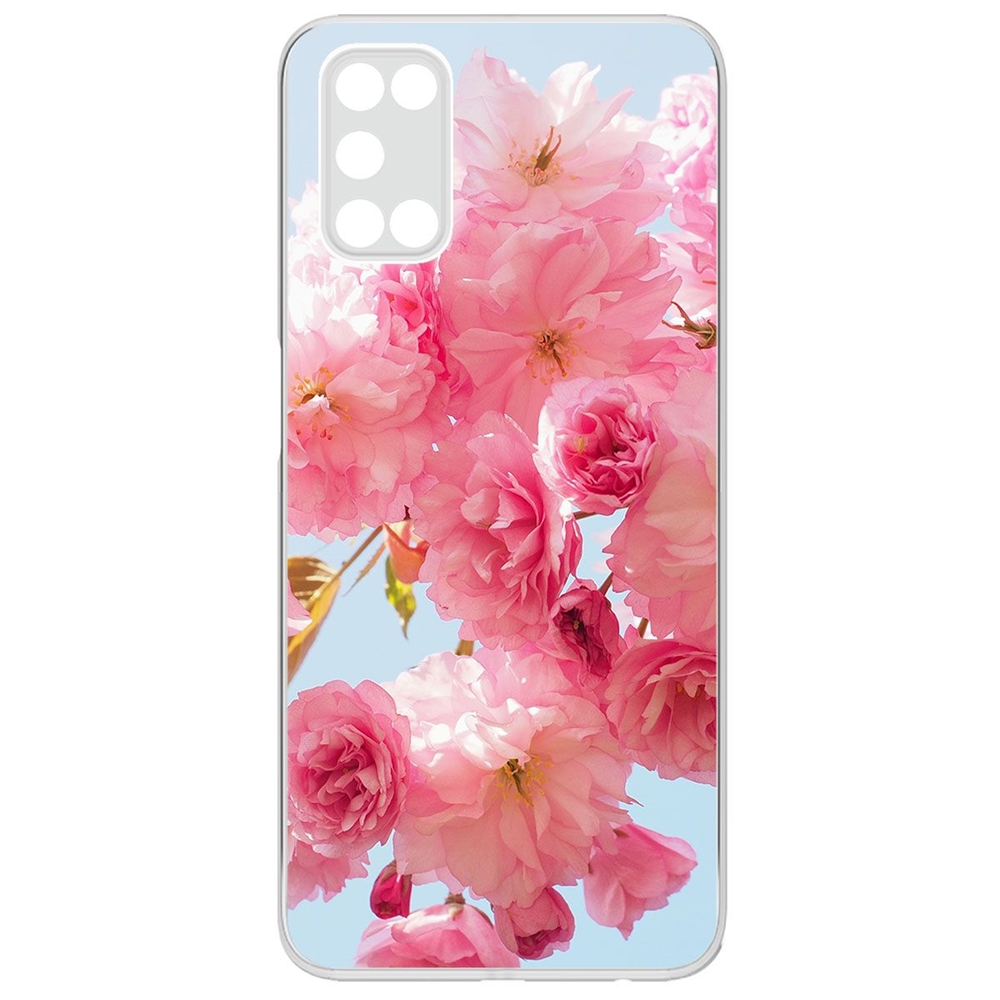 

Чехол-накладка Krutoff Clear Case Сакура для Oppo A52/A92