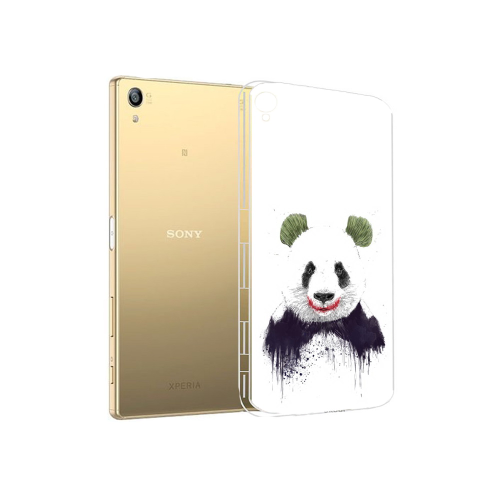 

Чехол MyPads Tocco для Sony Xperia Z5 Premium панда джокер (PT23243.222.533), Прозрачный, Tocco