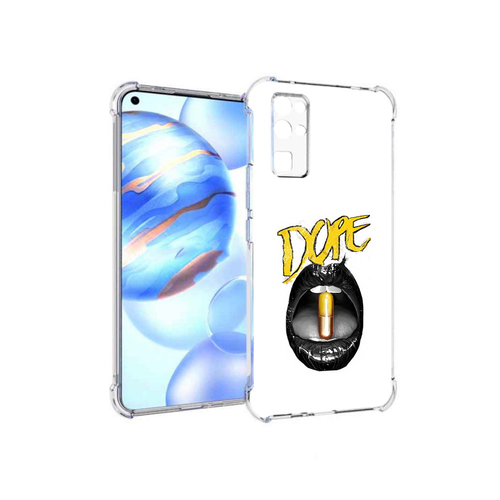

Чехол MyPads Tocco для Honor 30 губы (PT147988.19.303), Прозрачный, Tocco