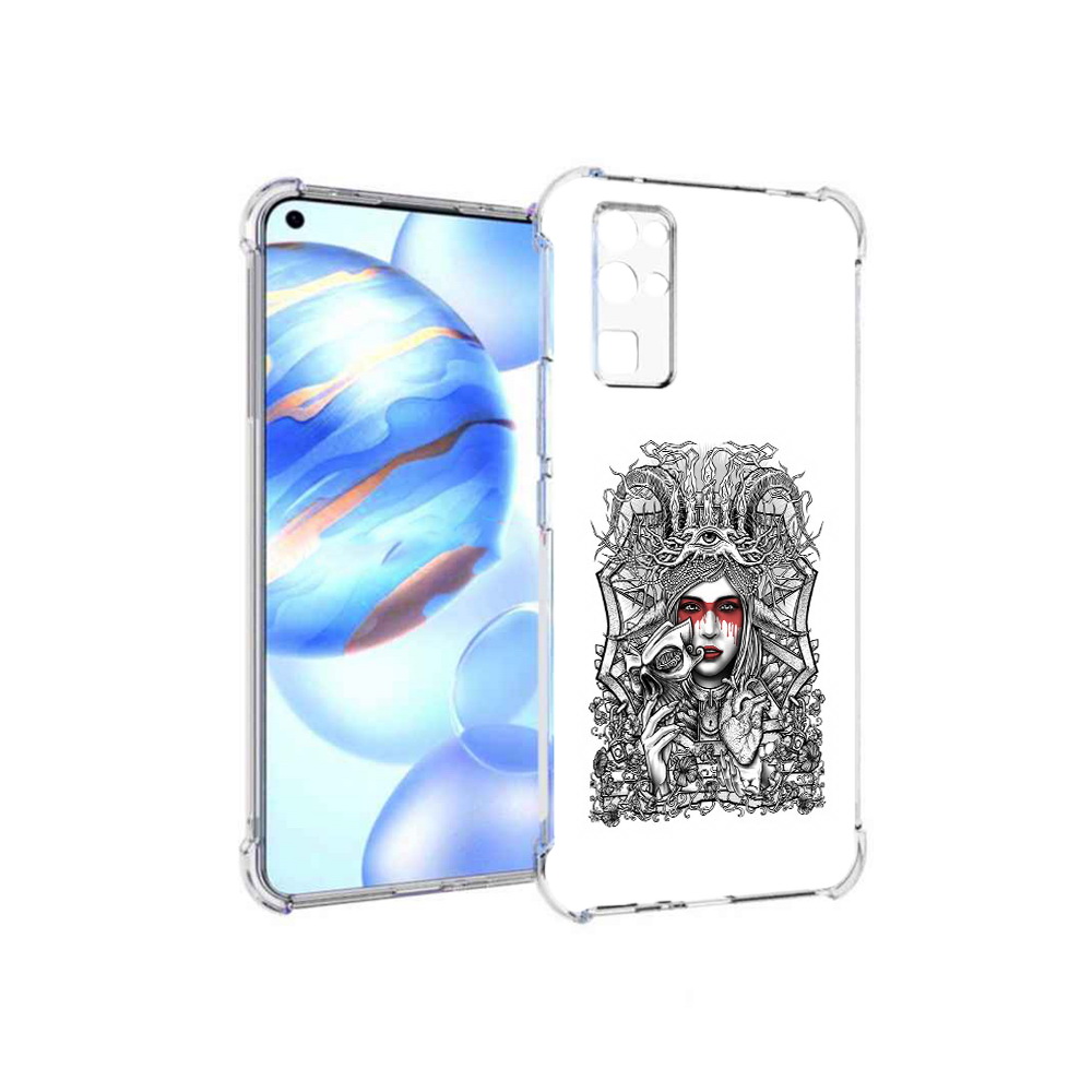 

Чехол MyPads Tocco для Honor 30 грусная девушка (PT147988.19.302), Прозрачный, Tocco