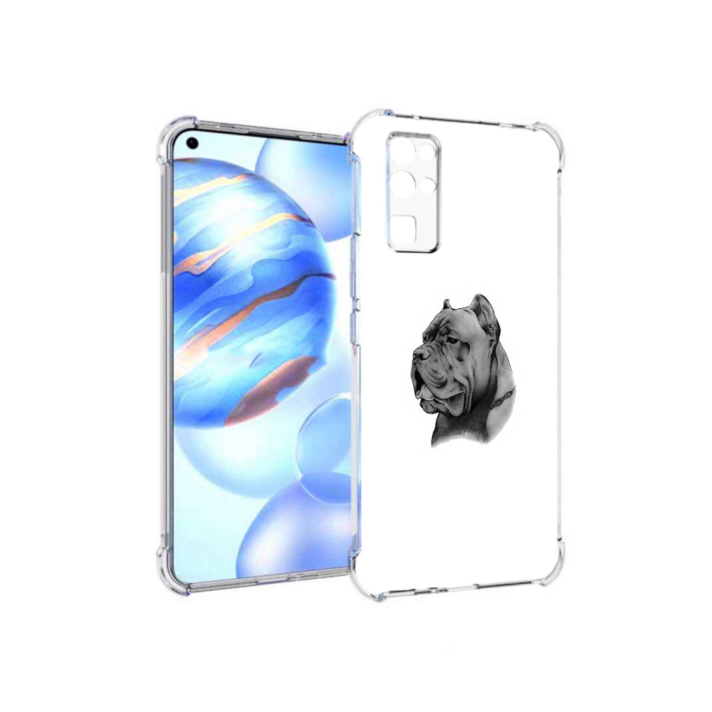 

Чехол MyPads Tocco для Honor 30 грозный бульдог (PT147988.19.300), Прозрачный, Tocco