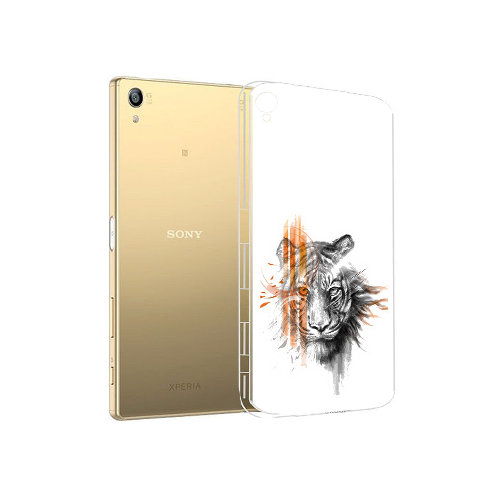 

Чехол MyPads Tocco для Sony Xperia Z5 Premium огненный тигр (PT23243.222.526), Прозрачный, Tocco