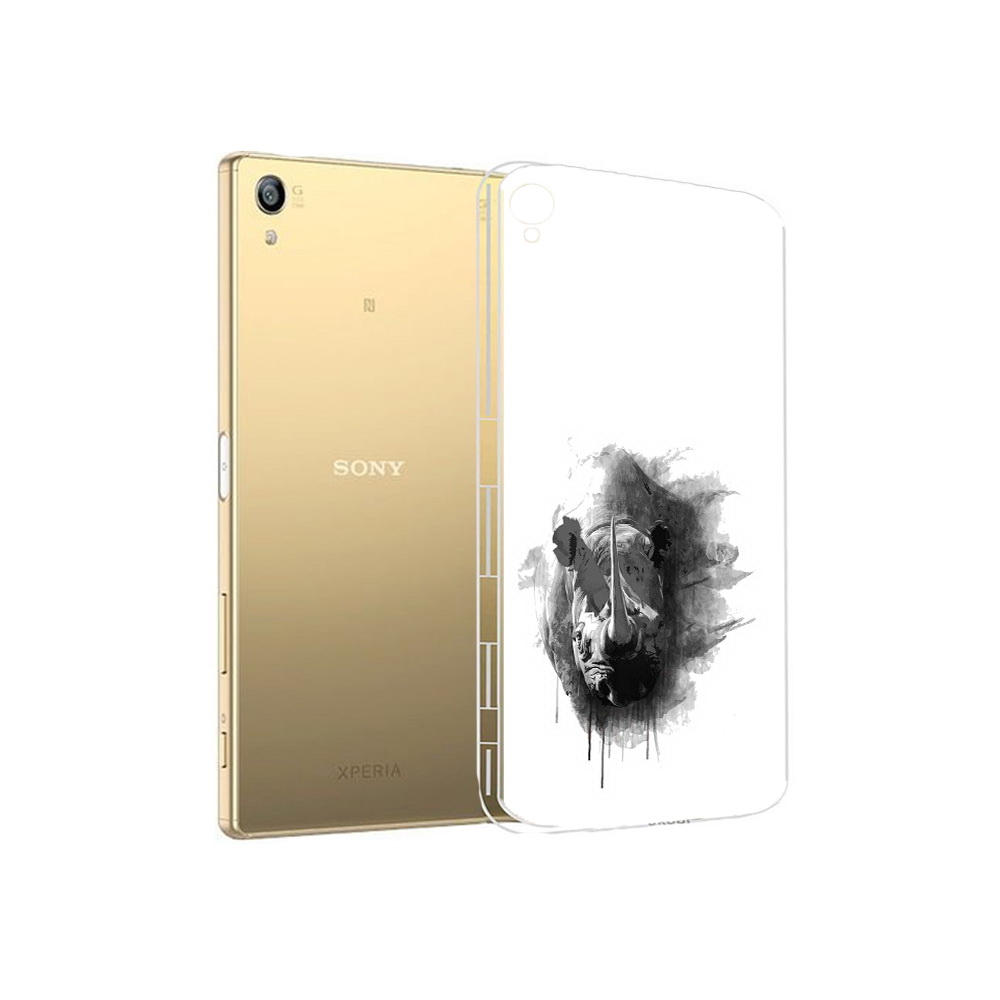 

Чехол MyPads Tocco для Sony Xperia Z5 Premium носорог (PT23243.222.523), Прозрачный, Tocco