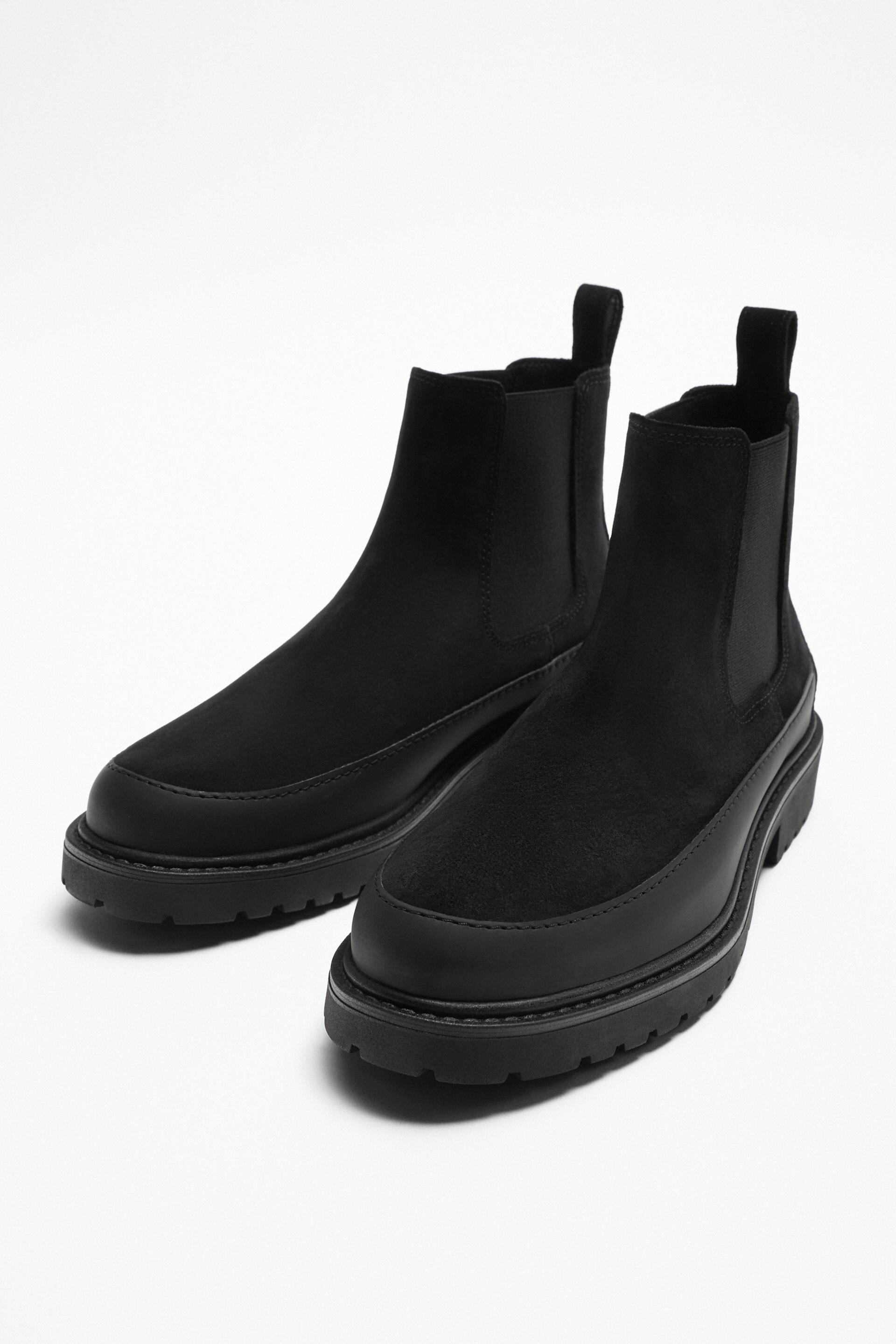 

Ботинки мужские ZARA 12003021 черные 45 EU (доставка из-за рубежа), 12003021