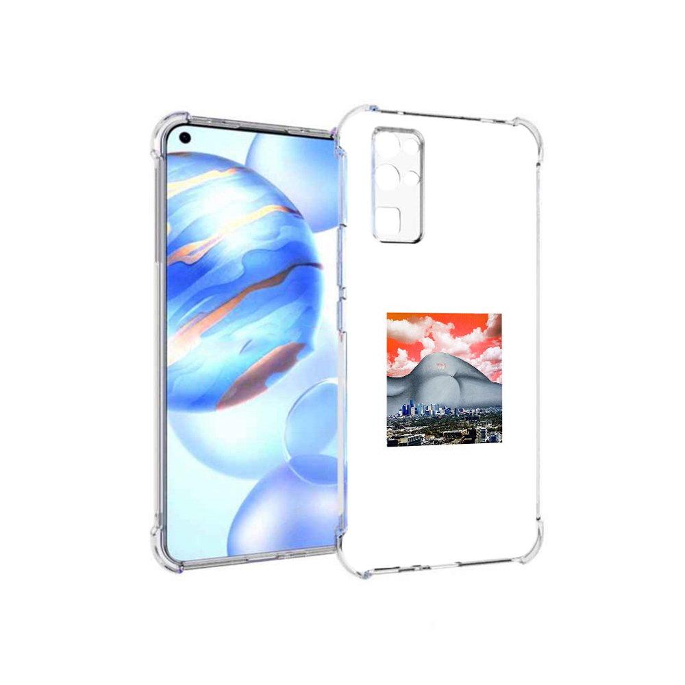 

Чехол MyPads Tocco для Honor 30 город с девушкой на фоне (PT147988.19.297), Прозрачный, Tocco