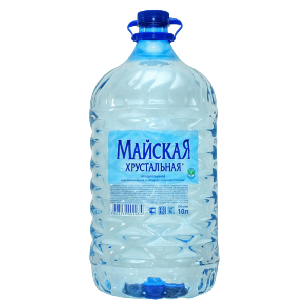 

Вода минеральная Майская хрустальная негазированная, столовая, 10 л