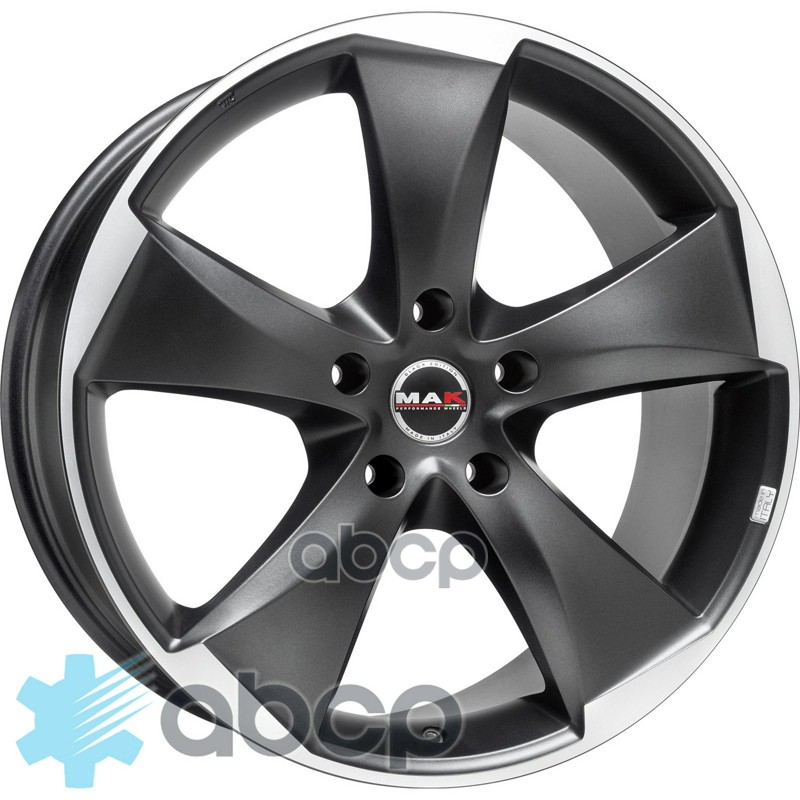 

Колесный диск MAK, Raptor5 8.5x20/5x114.3ET35 76 Superdark, Серый