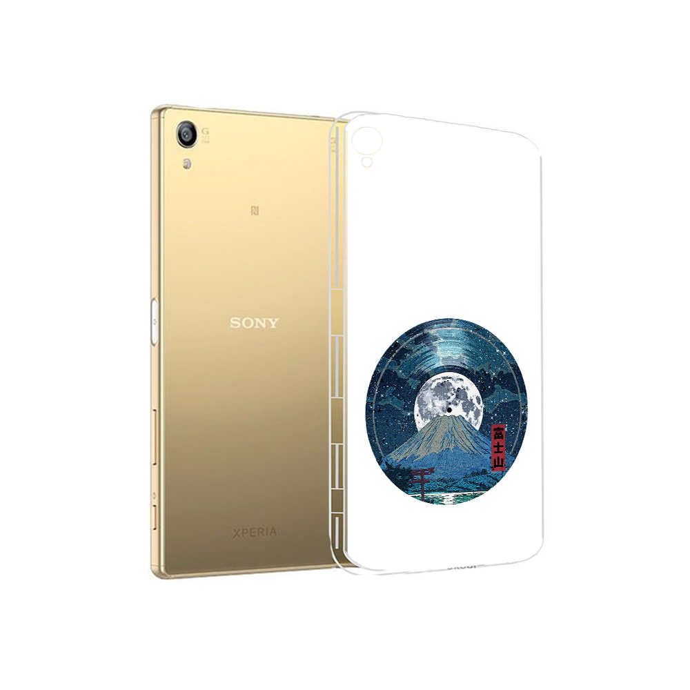 

Чехол MyPads Tocco для Sony Xperia Z5 Premium нарисованная виниловая гора с луной, Прозрачный, Tocco