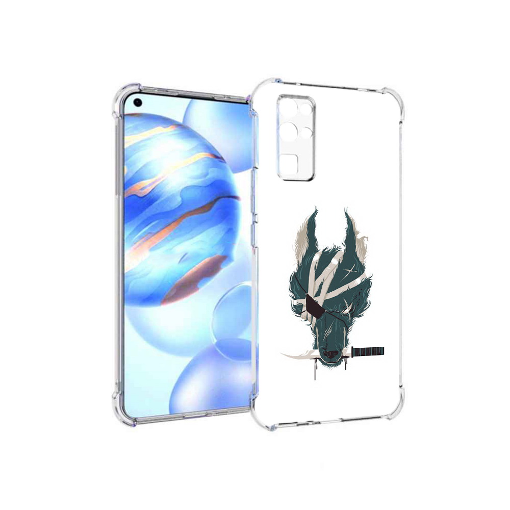 

Чехол MyPads Tocco для Honor 30 волк-разбойник (PT147988.19.271), Прозрачный, Tocco