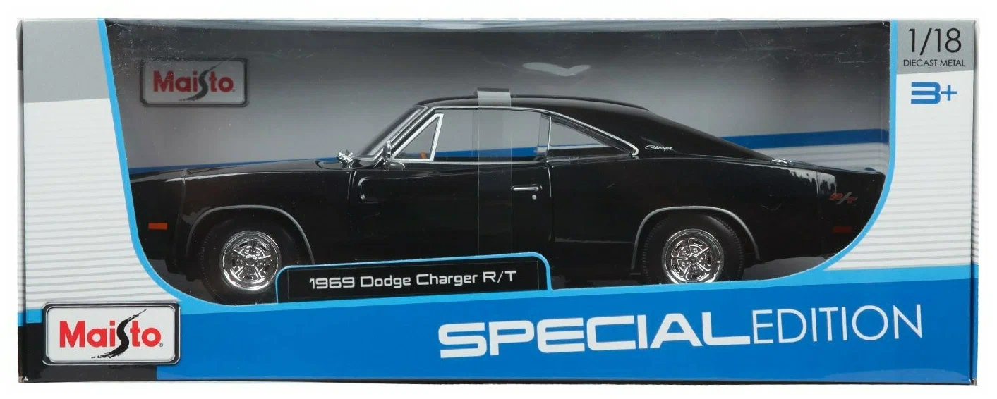 

Легковой транспорт Maisto 31387 в масштабе 1:18 цвет черный, 31387