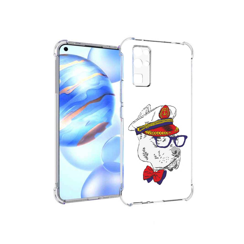 

Чехол MyPads Tocco для Honor 30 бульдог (PT147988.19.251), Прозрачный, Tocco