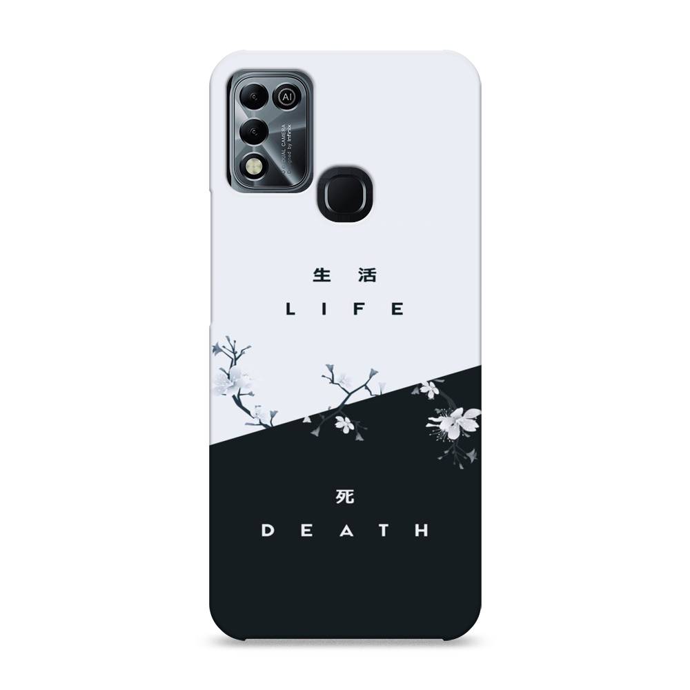 фото Пластиковый чехол "life and death" на infinix hot 11 play awog