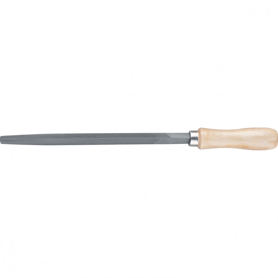 СИБРТЕХ Напильник трехгранный, 200 мм, деревянная ручка Сибртех
