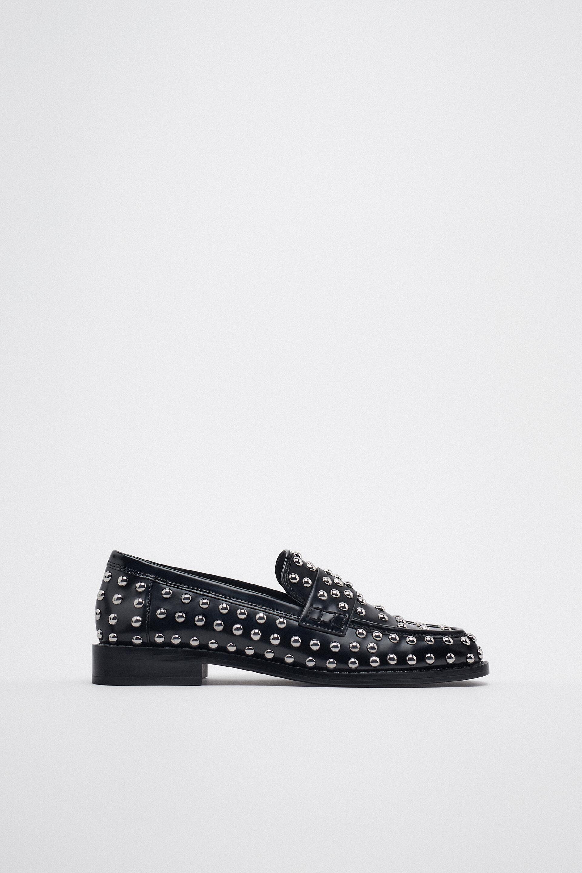 

Лоферы женские ZARA 11503110 черные 35 RU (доставка из-за рубежа), 11503110
