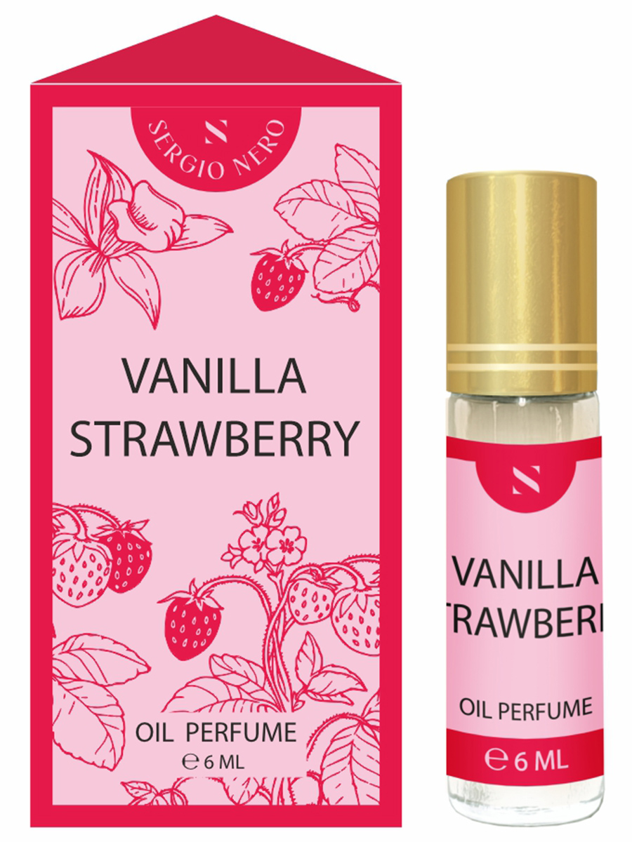 Духи Sergio Nero женские масляные Ванильная клубника Vanilla Strawberry 6мл