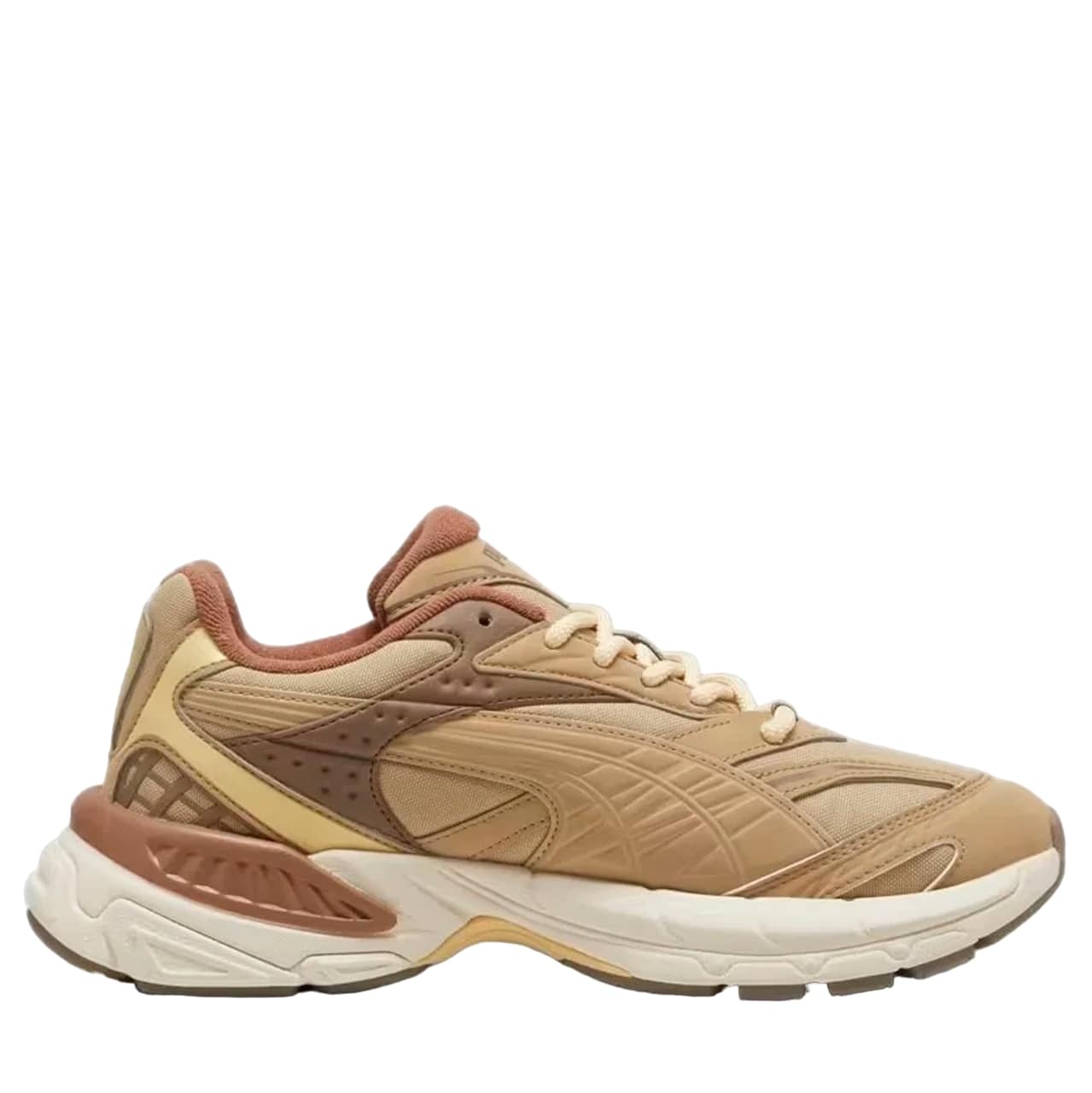

Кроссовки мужские PUMA Velophasis Earth бежевые 40.5 EU, Бежевый, Velophasis Earth