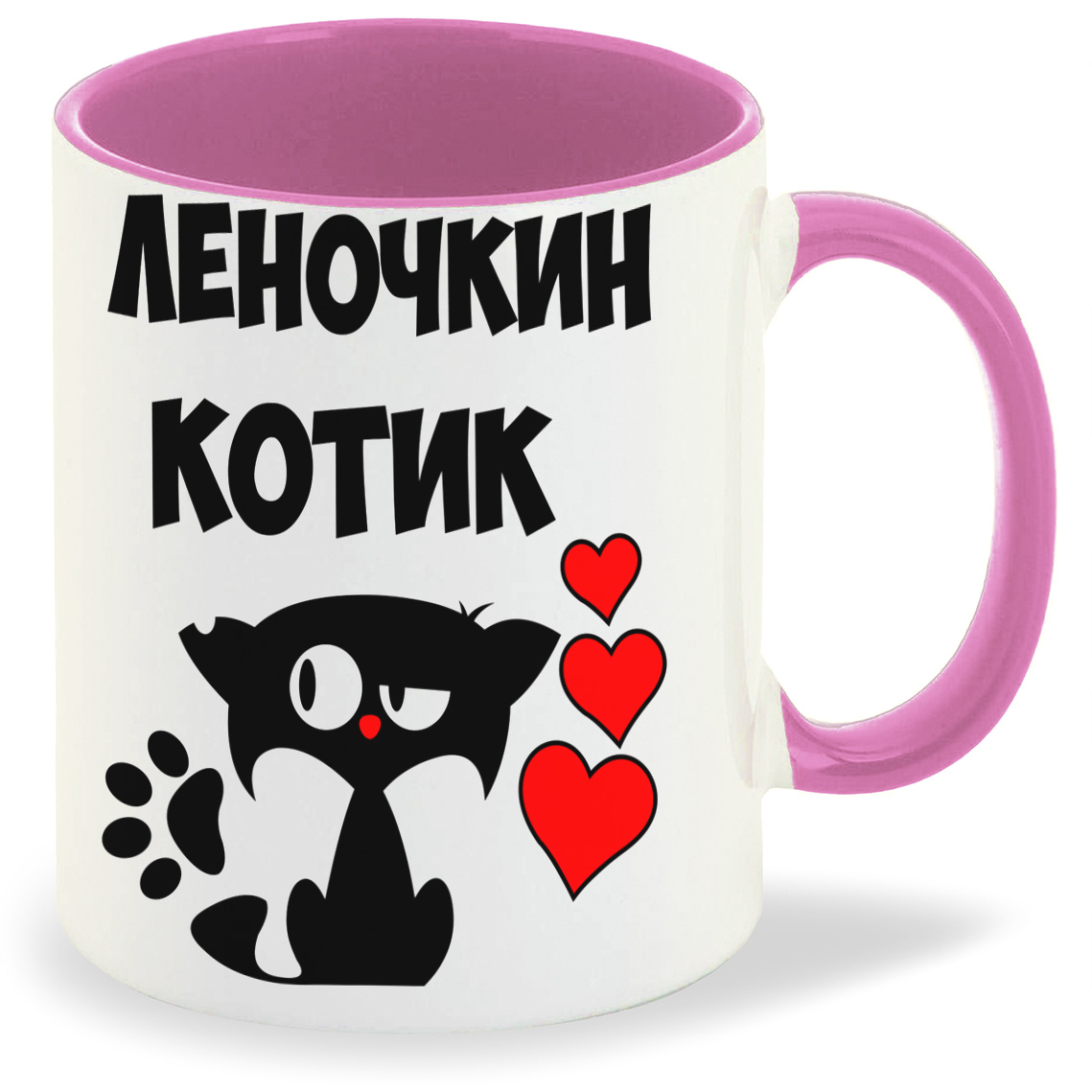 

Кружка CoolPodarok Леночкин котик, Леночкин котик