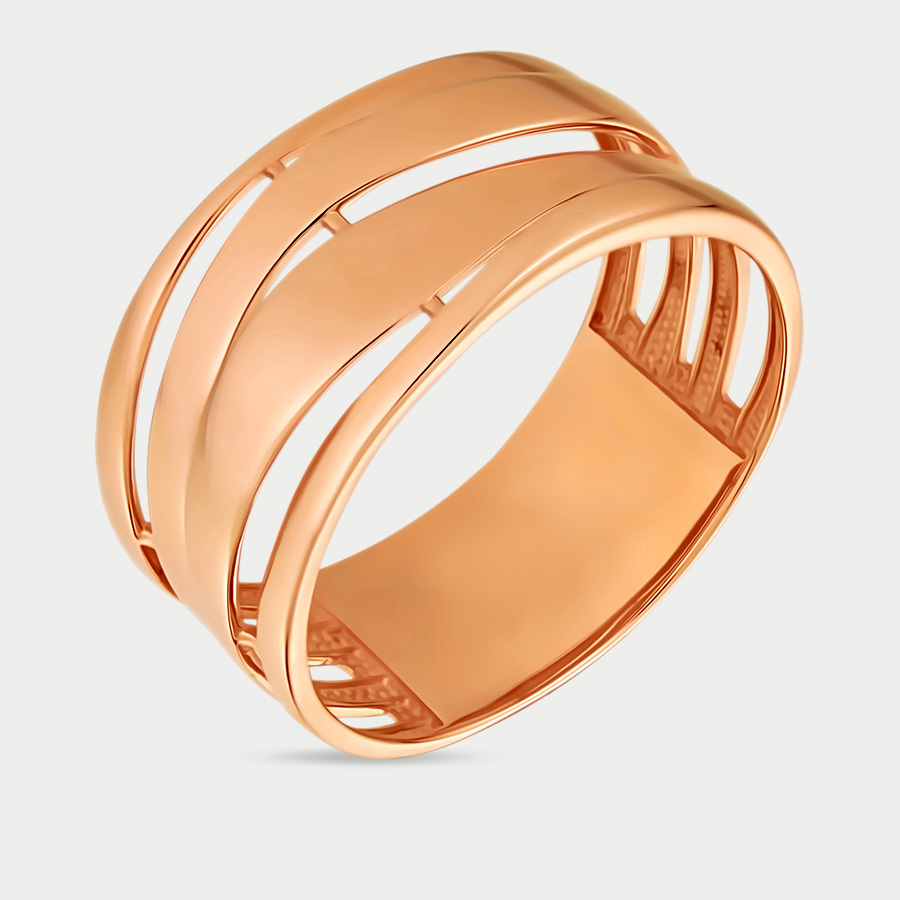 Кольцо из розового золота, размер 19,5, Династия, инвентарный номер 012831-1000.