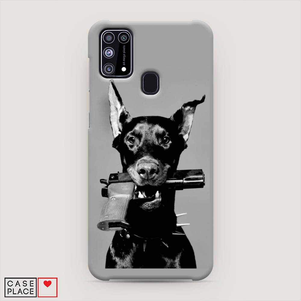 

Пластиковый чехол "Доберман" на Samsung Galaxy M31, Доберман