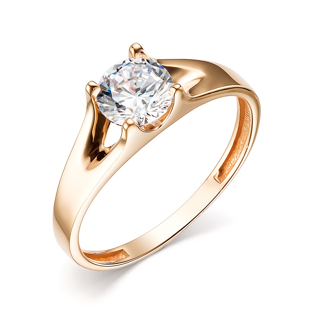 

Кольцо помолвочное из красного золота с фианитом р.  585Gold 301011592, 301011592