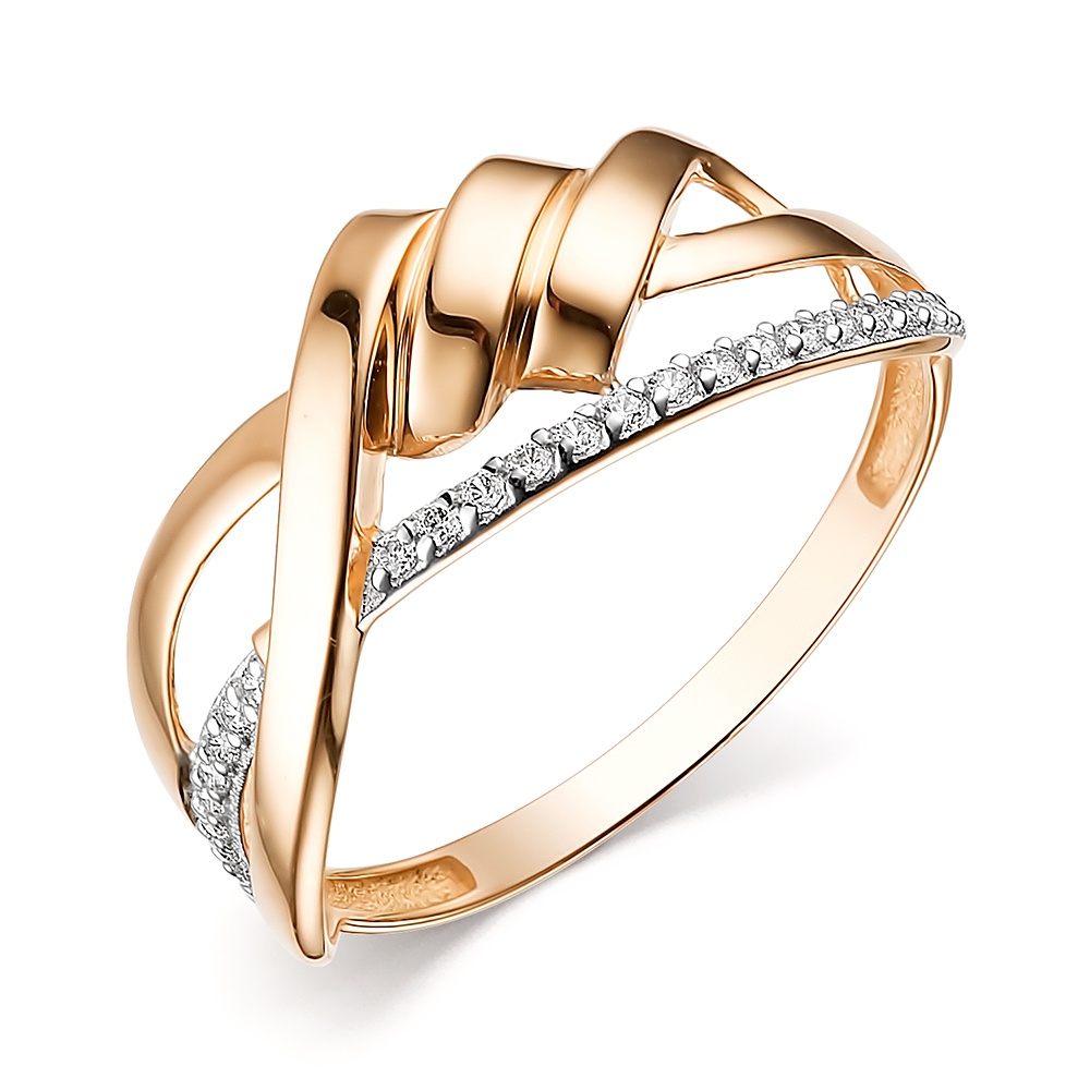 

Кольцо из золота р. , 585Gold 301011590, фианит, 301011590