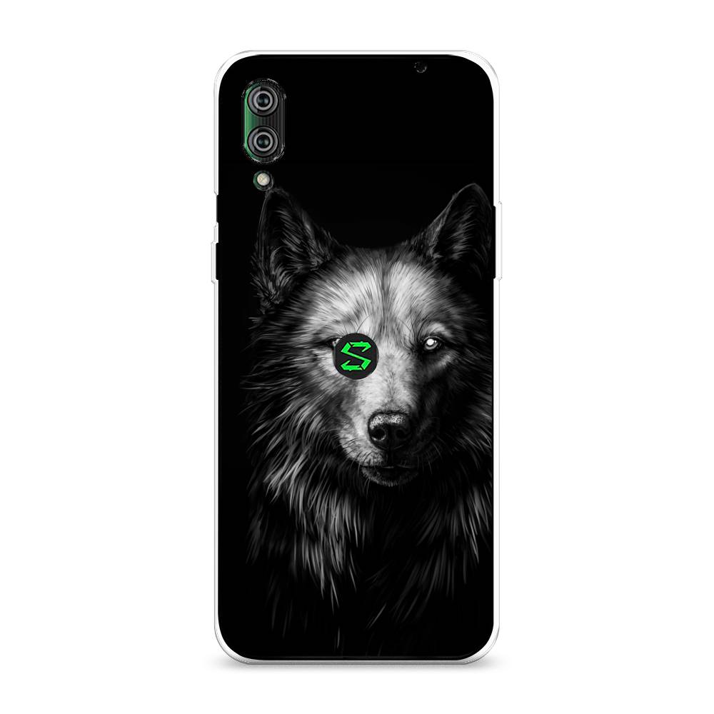 

Чехол Awog на Xiaomi Black Shark 2/2 Pro "Волк черно белый", Разноцветный, 36450-1