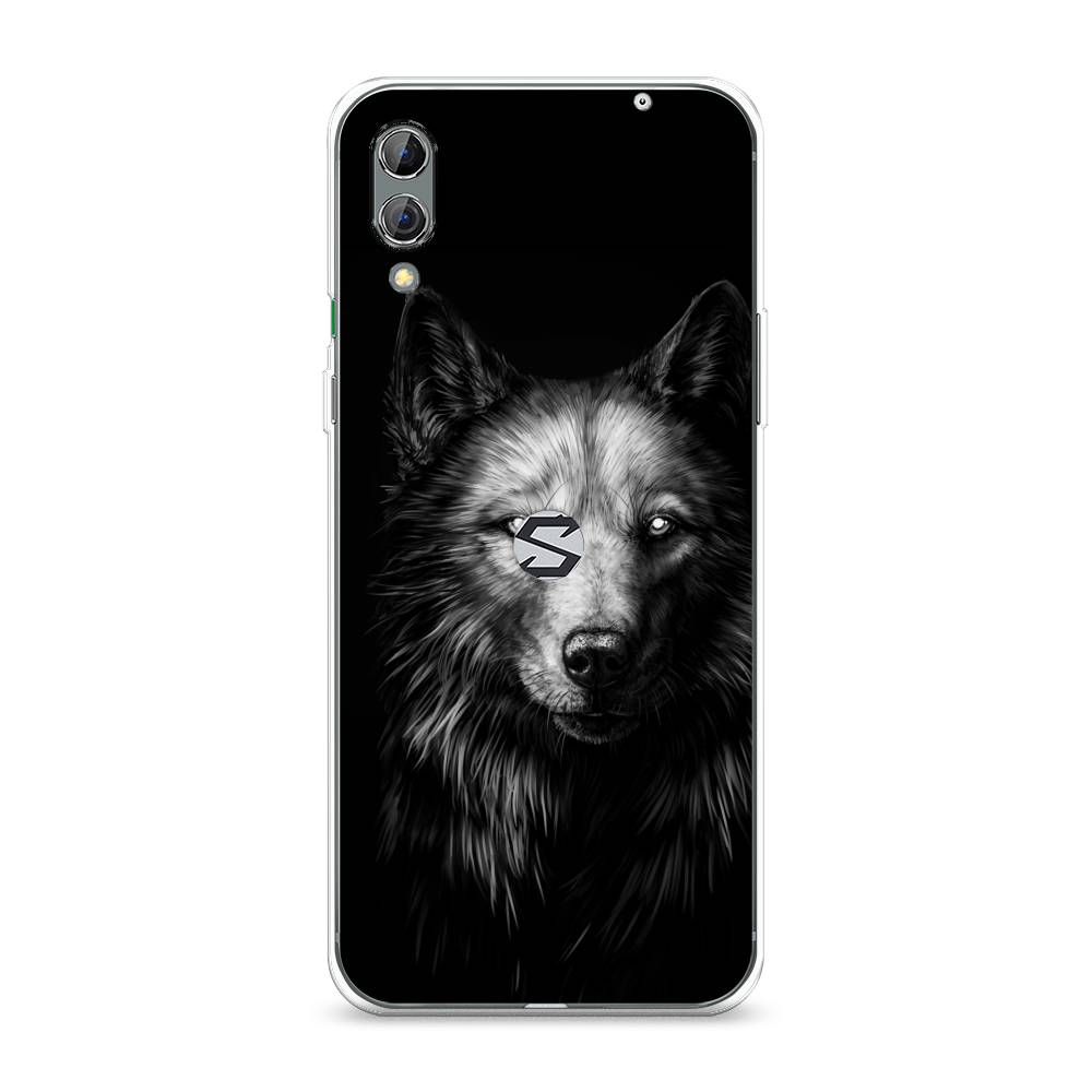 

Чехол Awog на Xiaomi Black Shark 2/2 Pro "Волк черно белый", Разноцветный, 36350-1