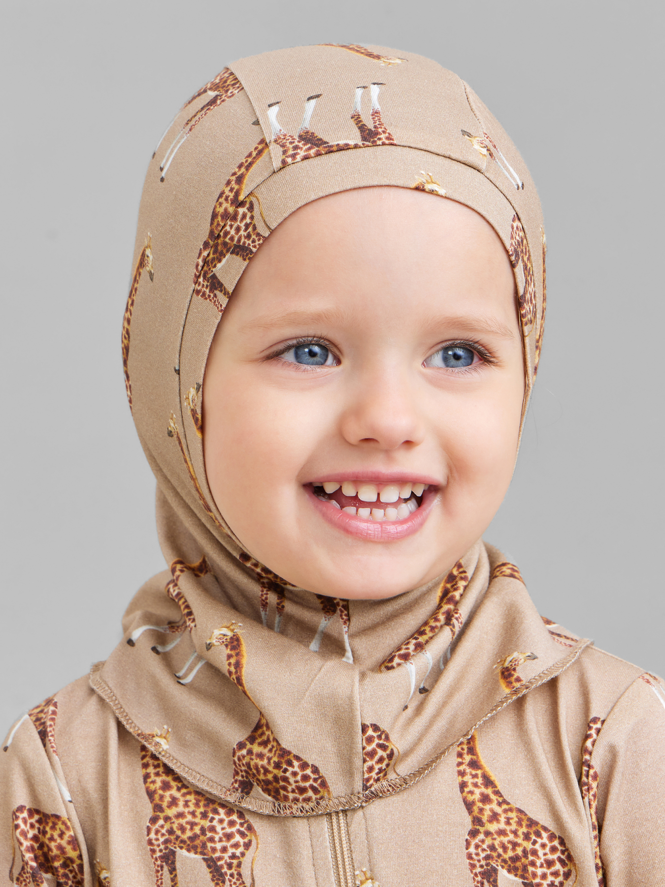 

Балаклава детская Happy Baby 88545, бежевый, 44, 88545