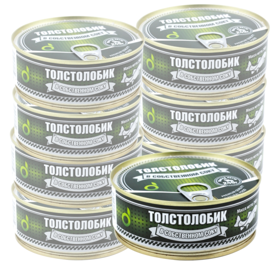 

Толстолобик ECOFOOD в собственном соку, 8 шт х 240 г