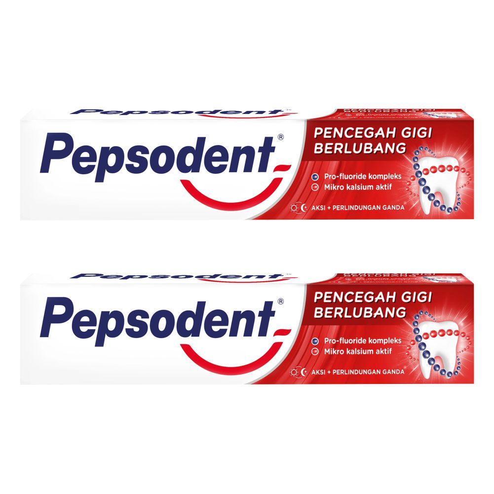 Комплект Зубная паста Pepsodent Защита от кариеса 75 г х 2 шт комплект colgate зубная паста максимальная защита от кариеса свежая мята 50 мл х 2 шт