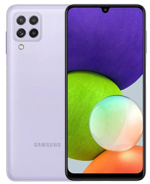 

Смартфон Samsung Galaxy A22 4/64GB Violet (Global), Galaxy A22 4/64GB Global Violet (Фиолетовый)