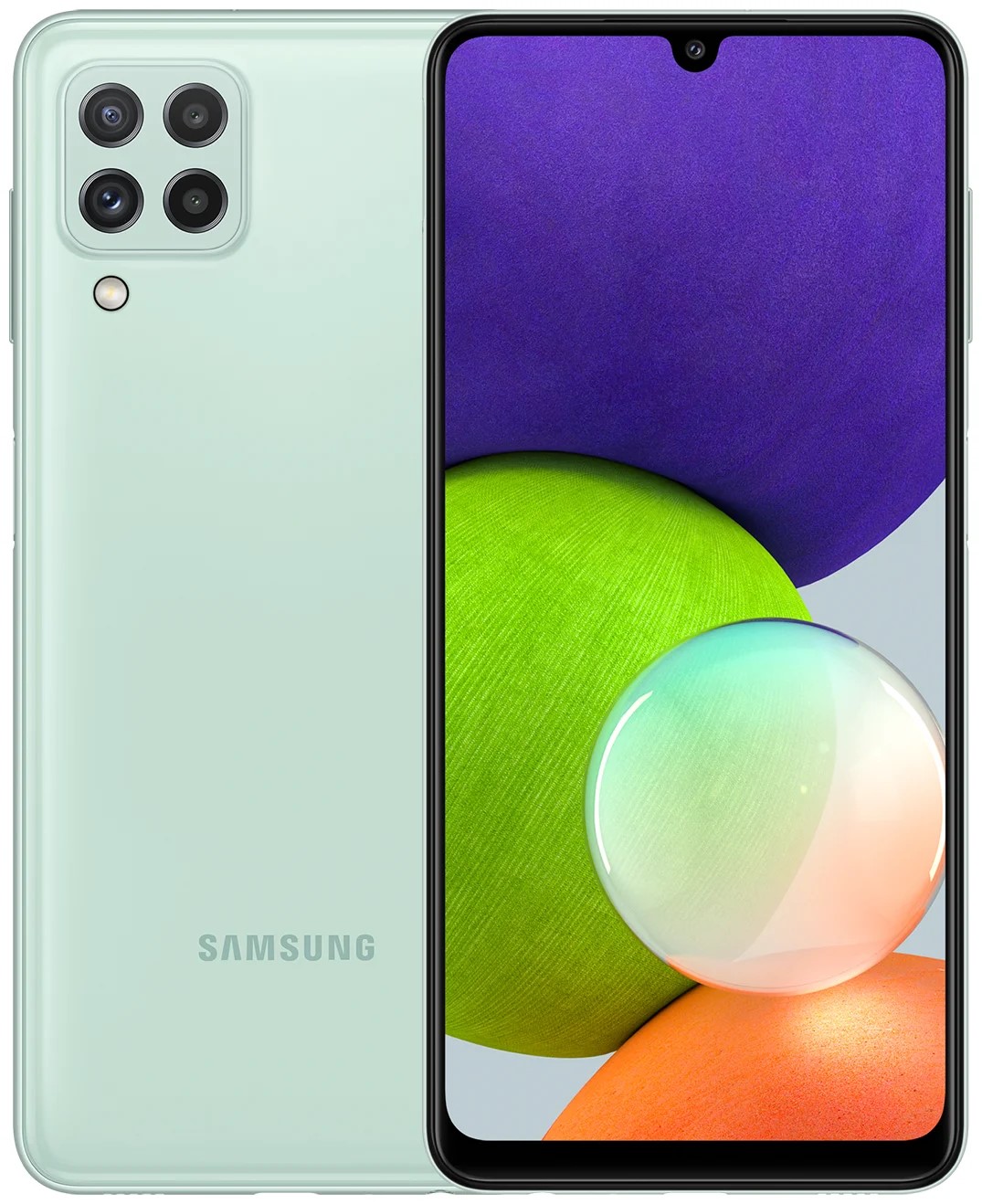 

Смартфон Samsung Galaxy A22 4/128GB Mint (Global), Galaxy A22 4/128GB Global Mint (Мятный)