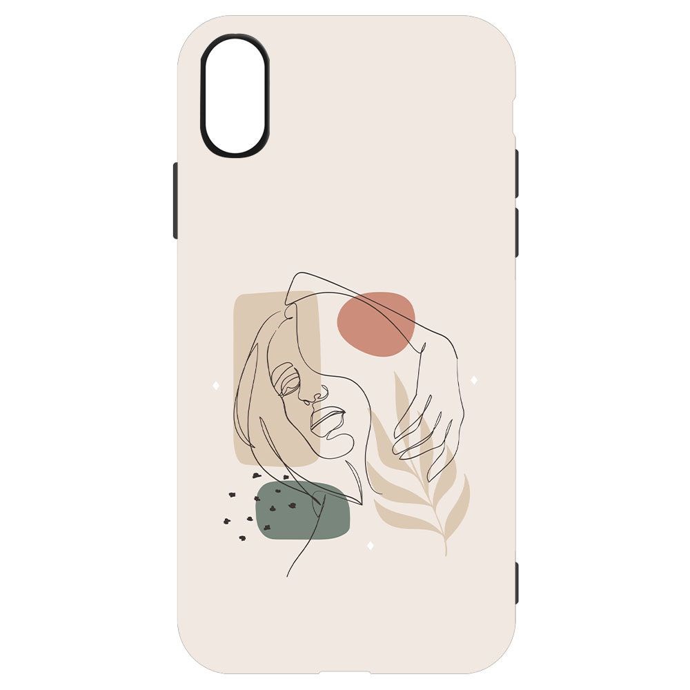 

Чехол-накладка Krutoff Soft Case Грациозность для iPhone X черный