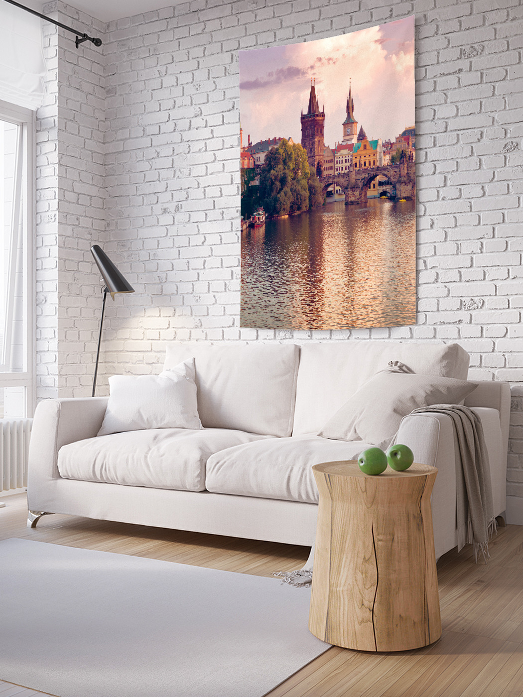 

Вертикальное фотопанно на стену JoyArty Старинный мост счастья 150x200 см, Старинный мост счастья
