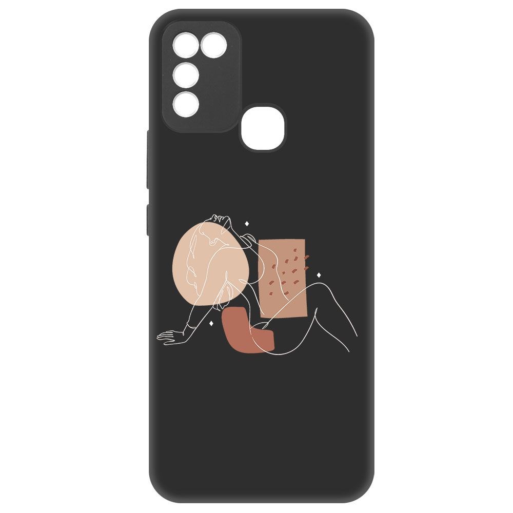 

Чехол-накладка Krutoff Soft Case Чувственность для INFINIX Hot 10 Play черный