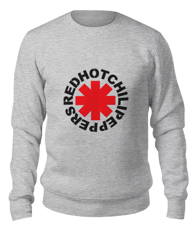 

Свитшот унисекс Printio Red hot chili peppers серый XL, Red hot chili peppers