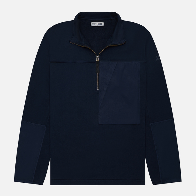 

Мужская толстовка Left Hand Sportswear Half Zip синий, Размер S, Half Zip