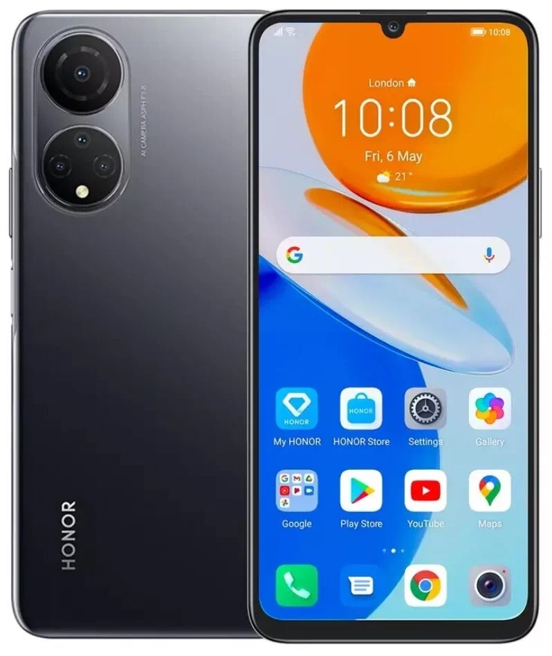 Смартфон Honor X7 4/128GB Midnight Black