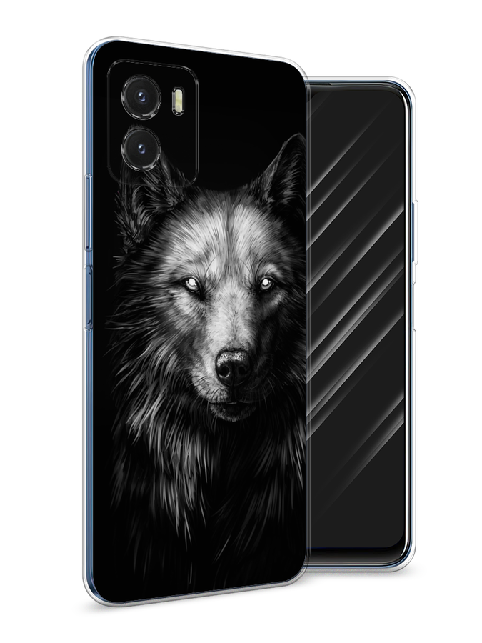 

Чехол Awog на Vivo Y10 "Волк черно белый", Разноцветный, 266450-1