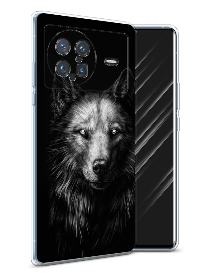 

Чехол Awog на Vivo X Note "Волк черно белый", Разноцветный, 266950-1