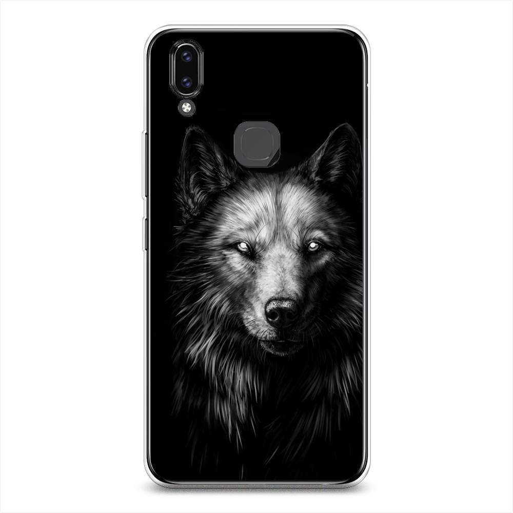 

Чехол Awog на Vivo V9/Y85 "Волк черно белый", Разноцветный, 260150-1