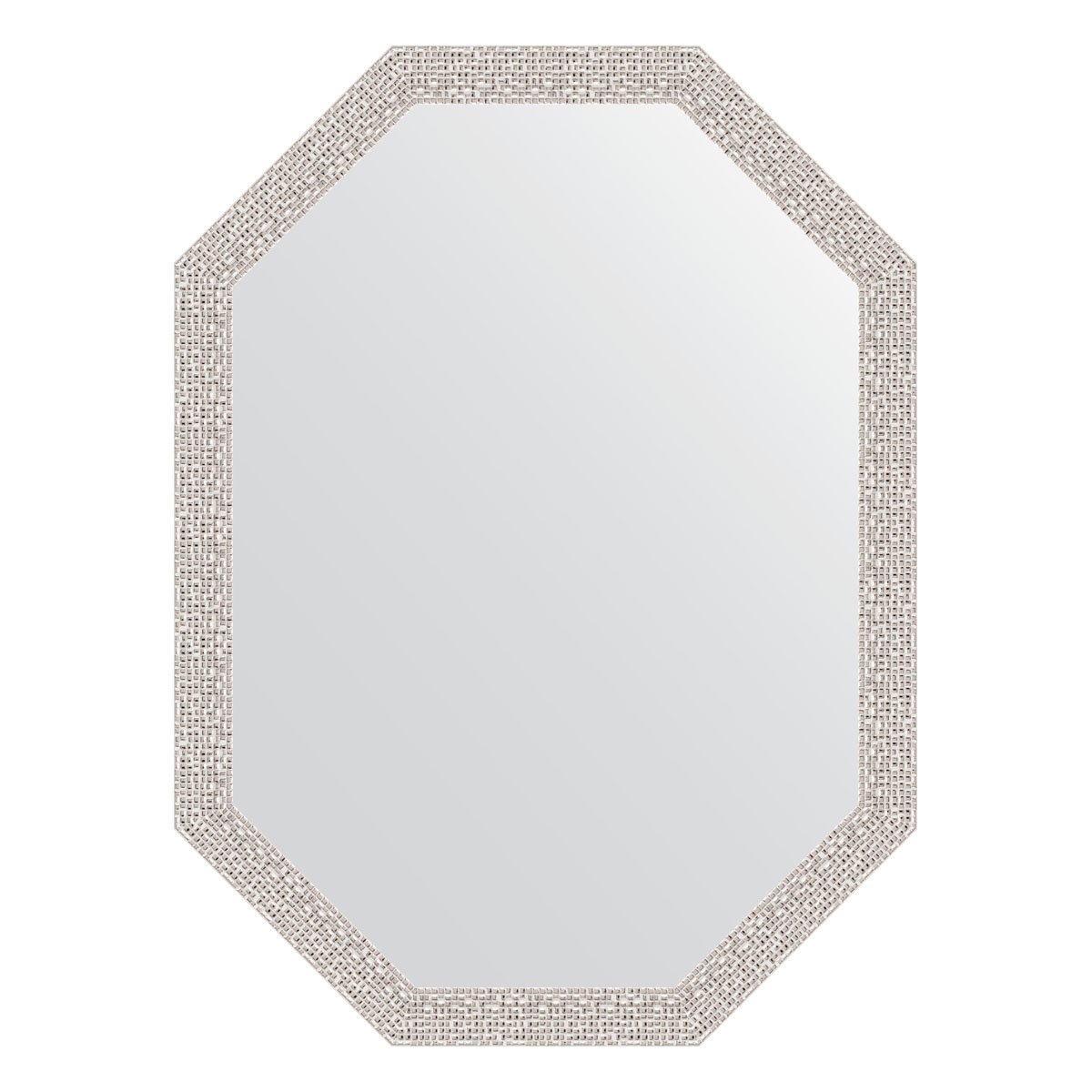 

Зеркало в раме 58x78см Evoform BY 7007 мозаика хром, Серебристый, BY 7007