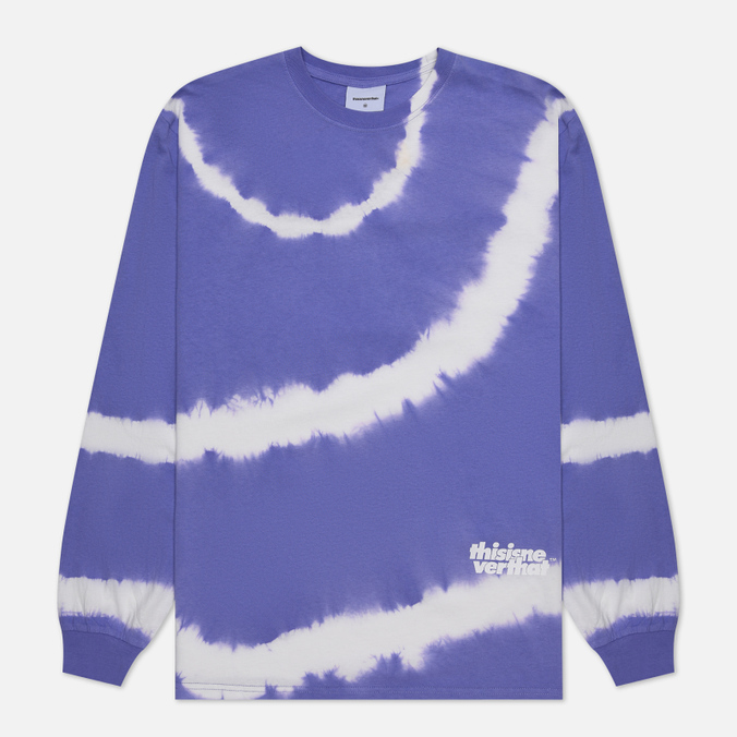 

Мужской лонгслив thisisneverthat Tie Dye фиолетовый, Размер S, Tie Dye